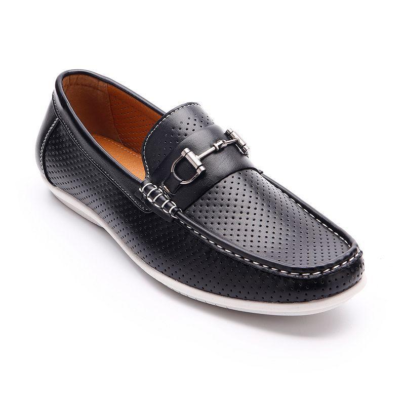 Aston Marc Men's Perforated Driving Loafers, Size: 10, Gray Product Image