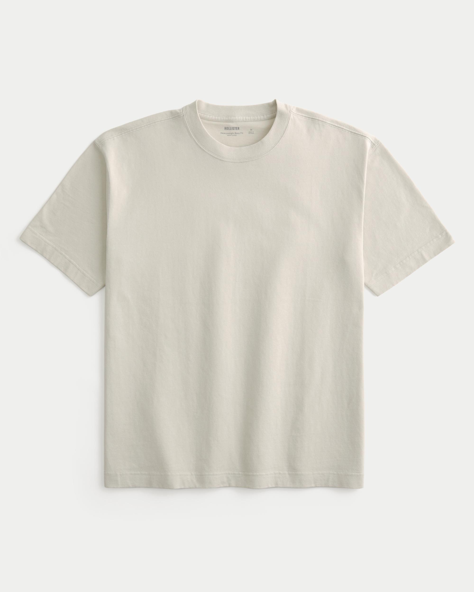 Boxy Heavyweight Camo Crew T-Shirt Product Image