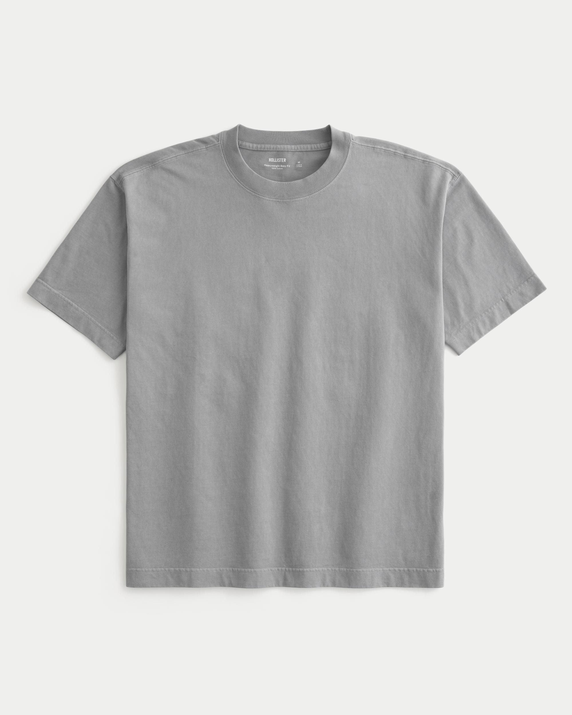 Boxy Heavyweight Camo Crew T-Shirt Product Image