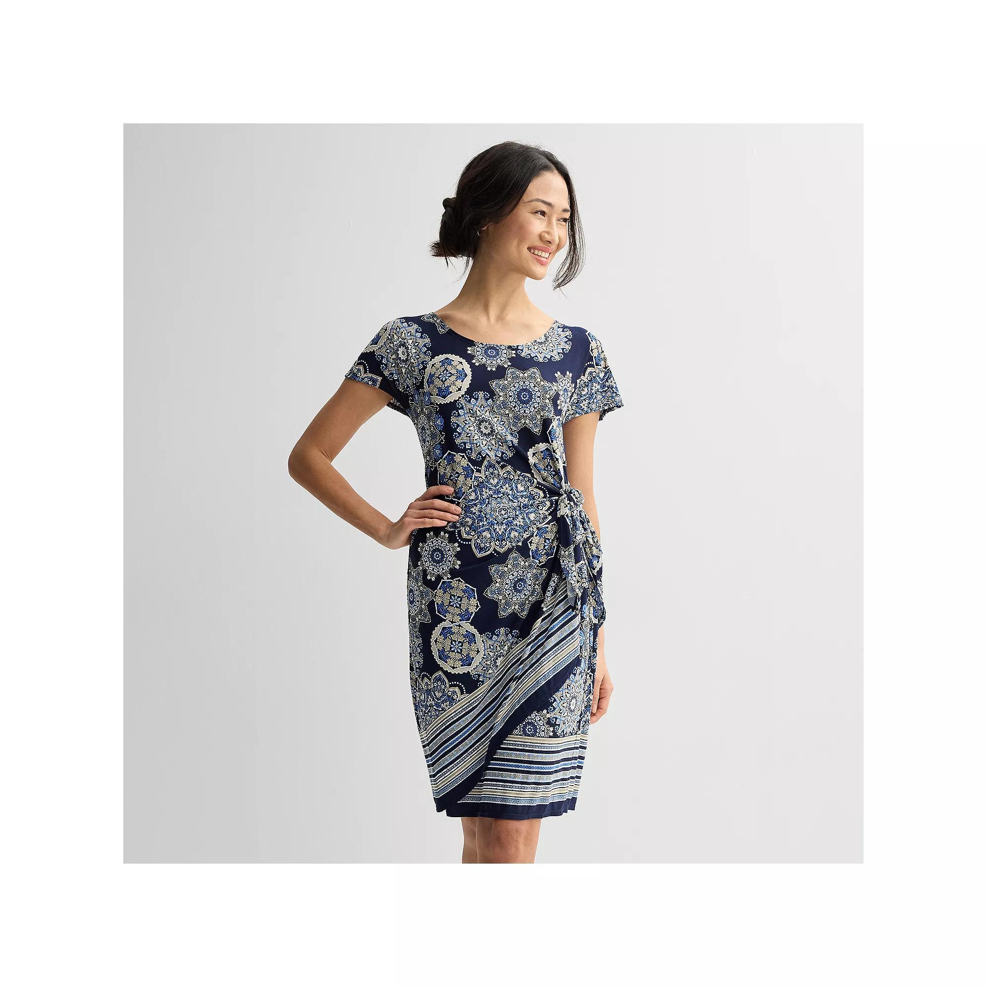 Women's Robbie Bee Sarong Dress, Size: Medium, Blue Team Product Image