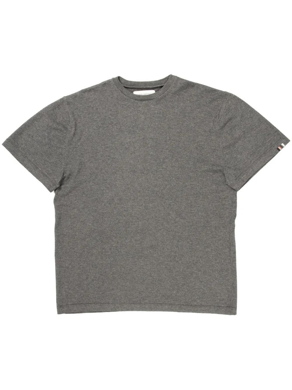 EXTREME CASHMERE Crew-neck T-shirt In Grey Product Image