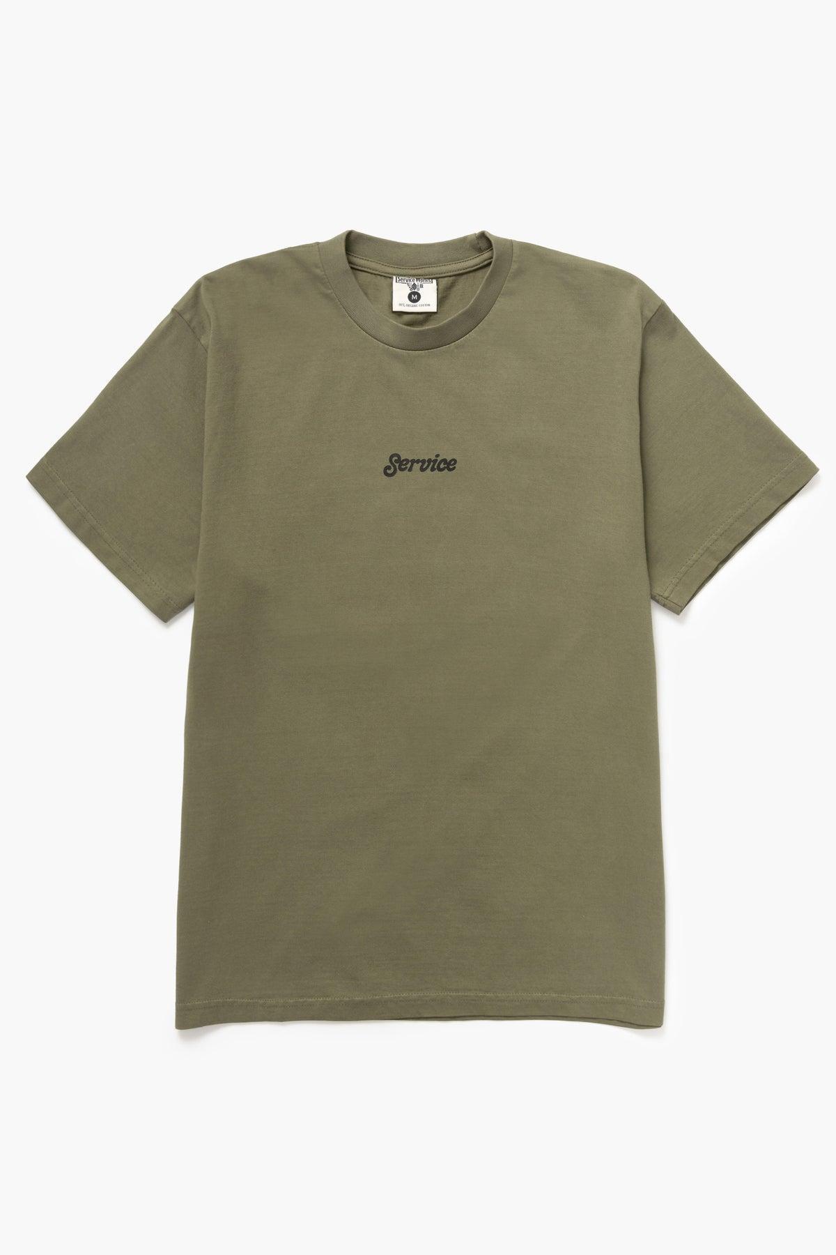 Service Works - Service Logo Tee - Olive Product Image