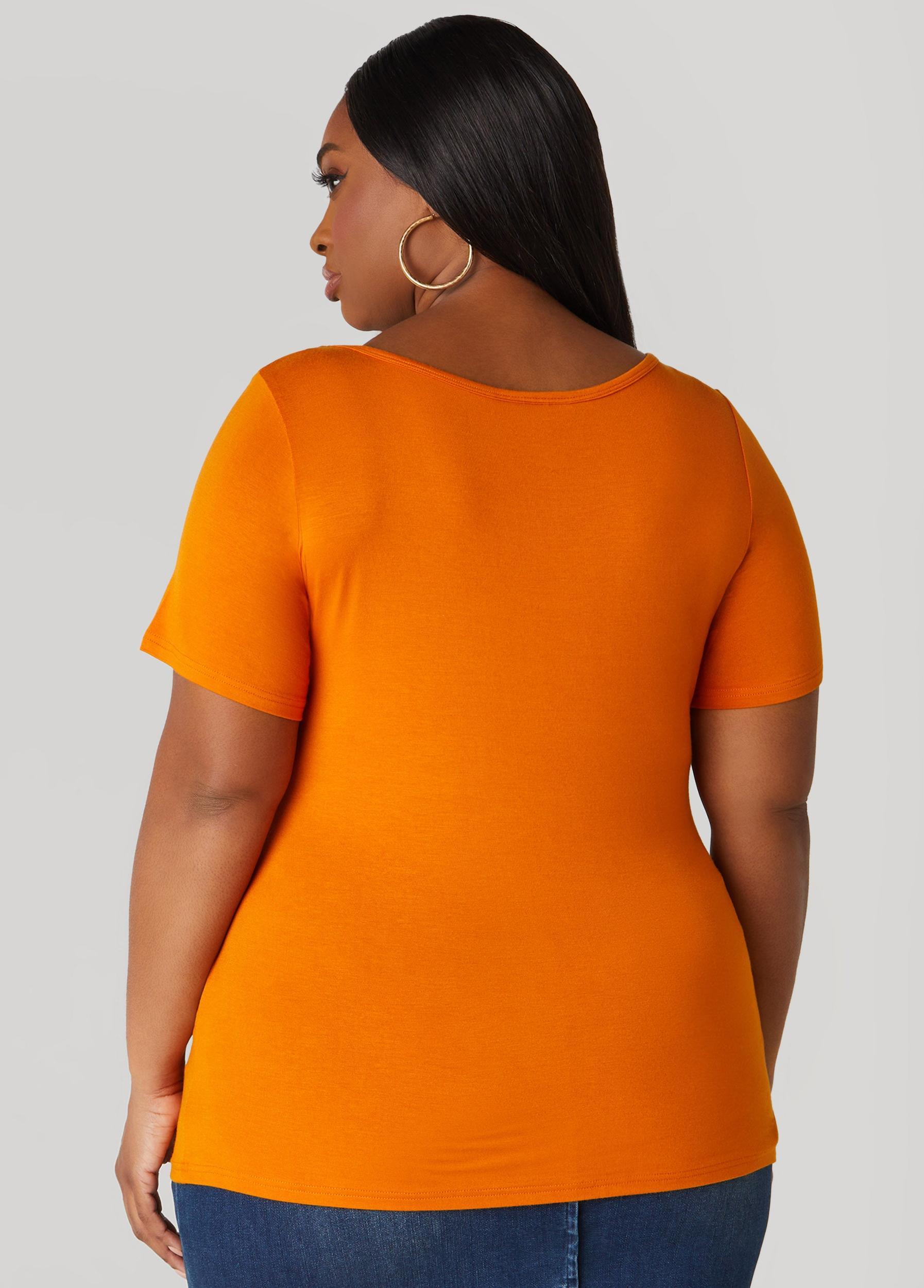 Basic Scoop Neck Tee Product Image