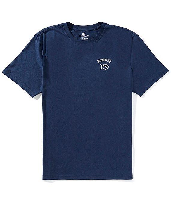 Southern Tide Ships And Seagulls Short Sleeve T-Shirt Product Image