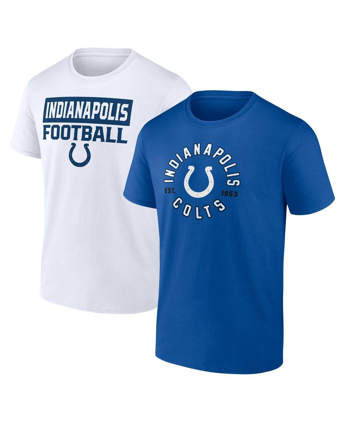 Men's Fanatics Branded Indianapolis Colts Serve T-Shirt Combo Pack, Size: Medium, Blue Product Image