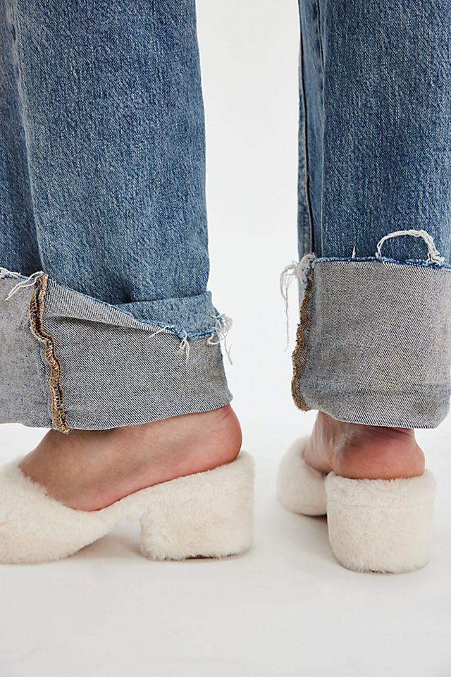 Teddy Faux Fur Heels Product Image