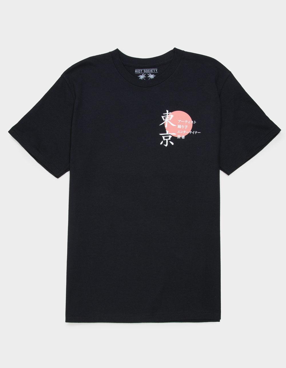 RIOT SOCIETY Geisha Sword Mens Tee - BLACK Product Image