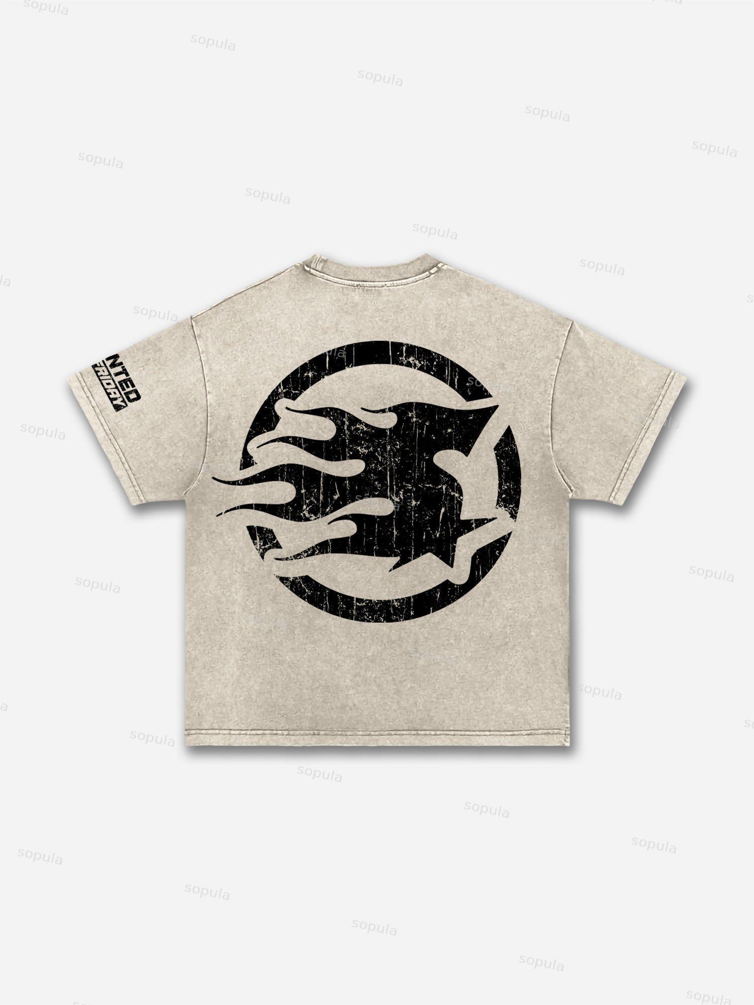 Good Friday Vintage Jesus Graphic Washed T-shirt Product Image