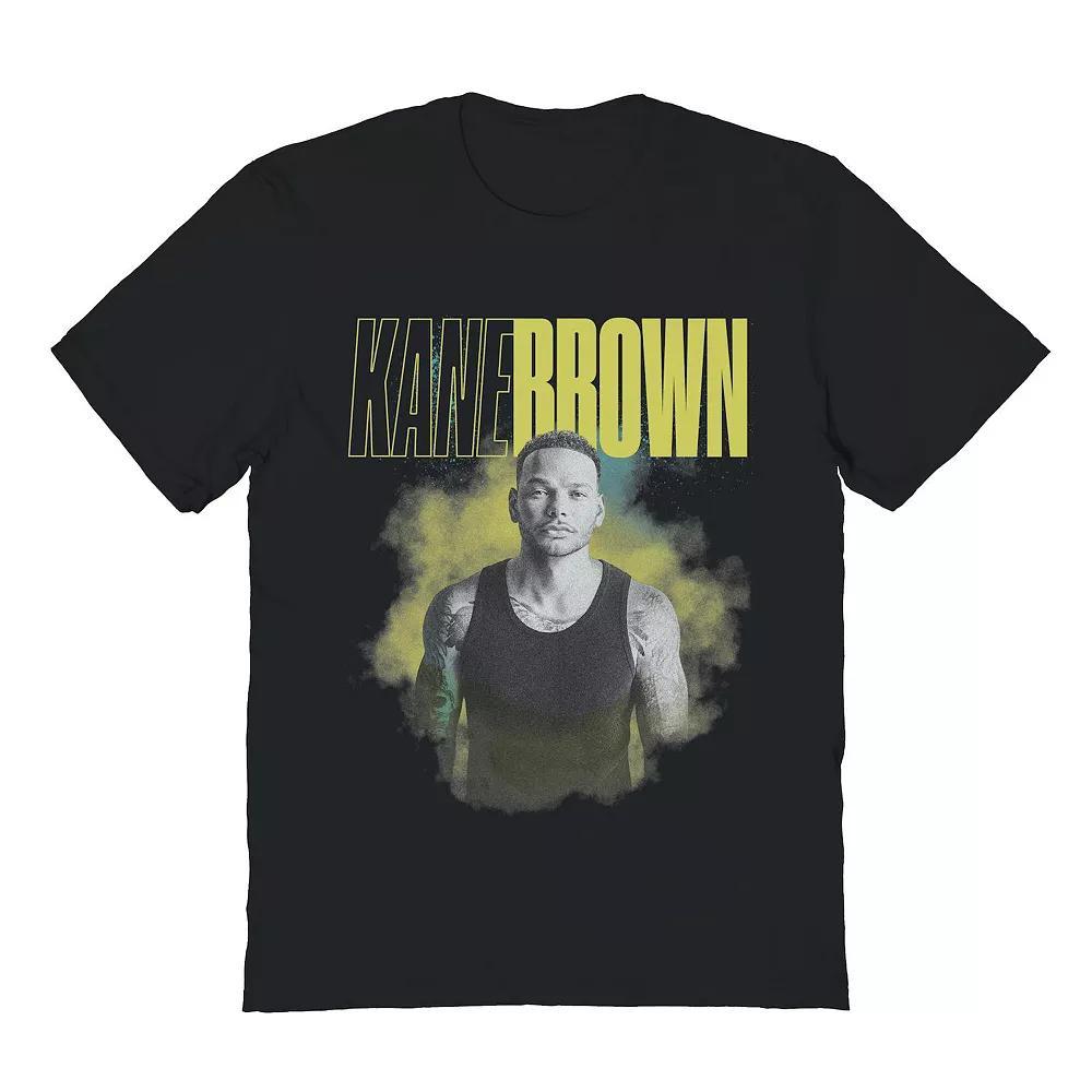 Men's Kane Brown Smoke Yellow Graphic Tee, Size: Medium, Black Product Image