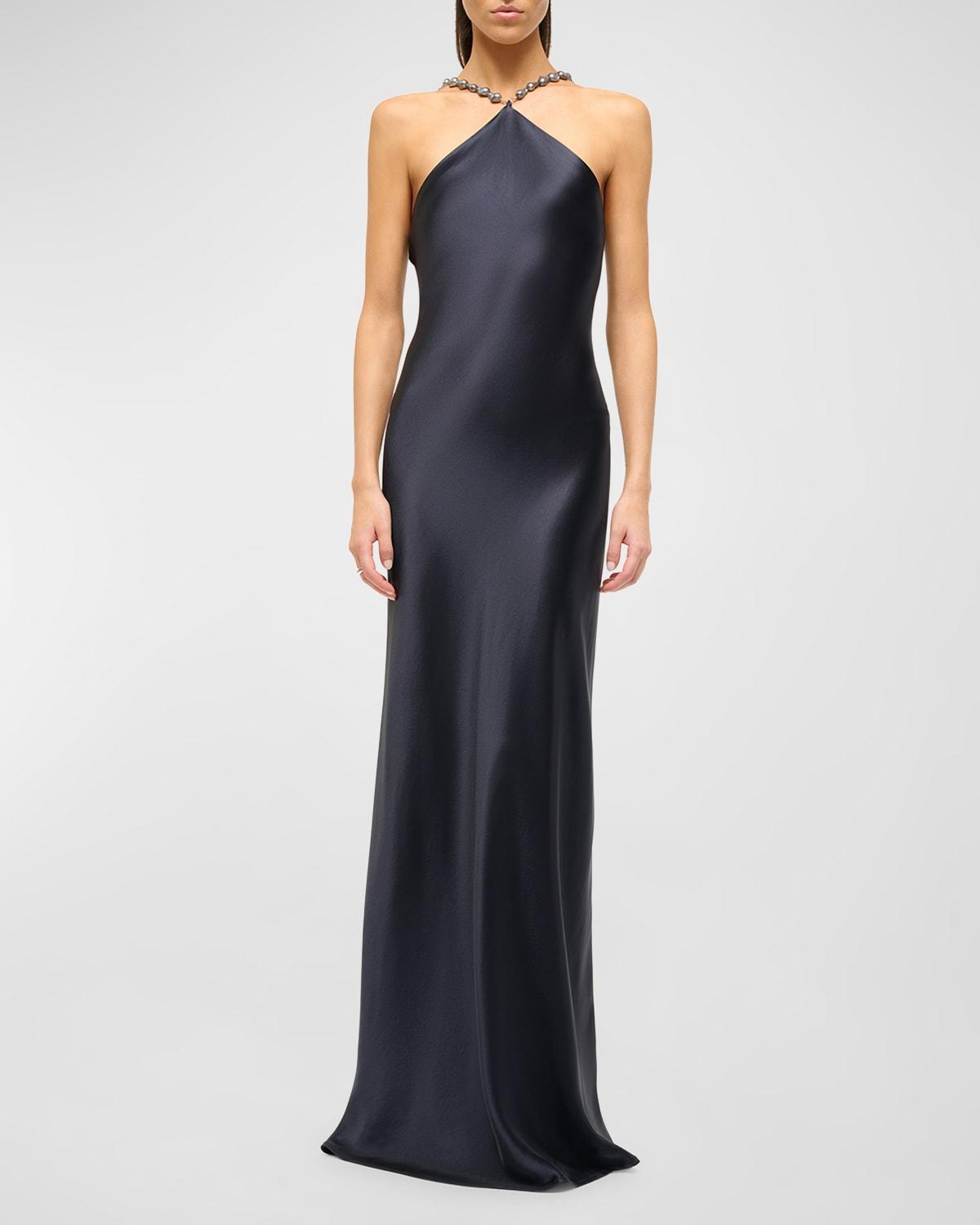 Staud Cadence Halter Maxi Dress Product Image