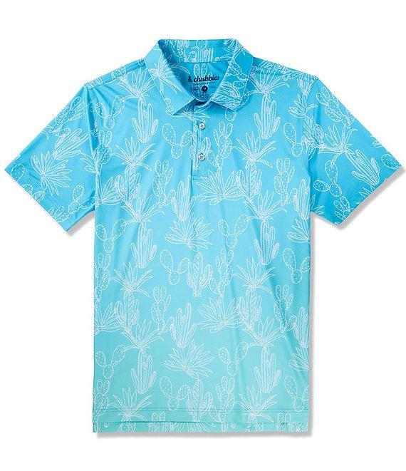 Chubbies Short Sleeve Cantina Cooler Printed Performance Polo Shirt Product Image