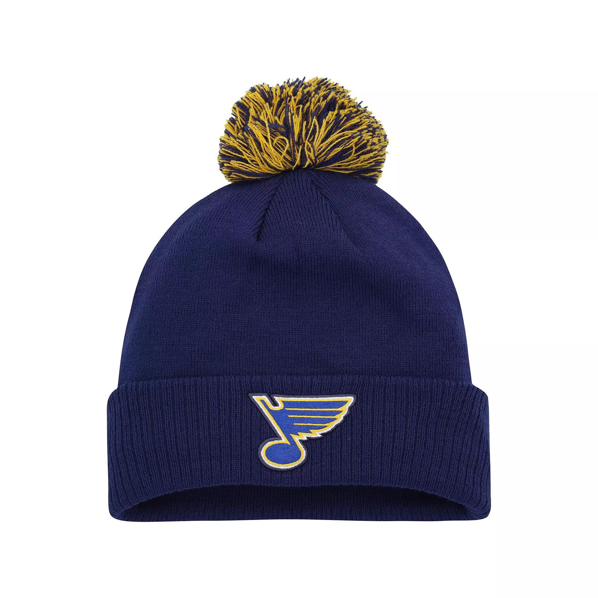 Mens adidas St. Louis s COLD.RDY Cuffed Knit Hat with Pom Product Image