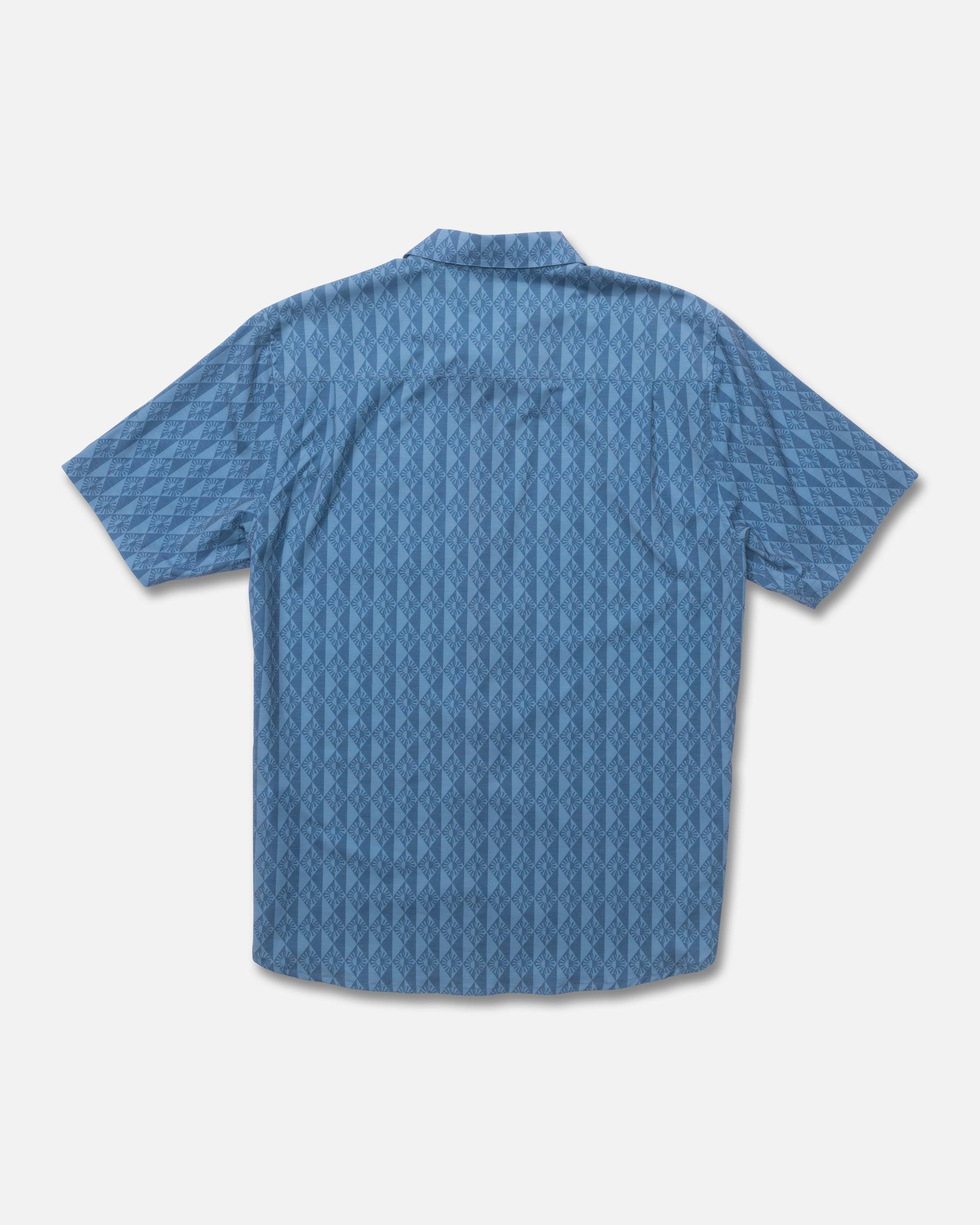 Drifter UV Button Up - Pilot Blue Male Product Image