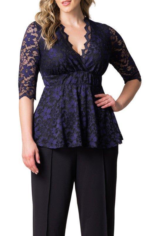 Luxe Lace Top - Plus Product Image