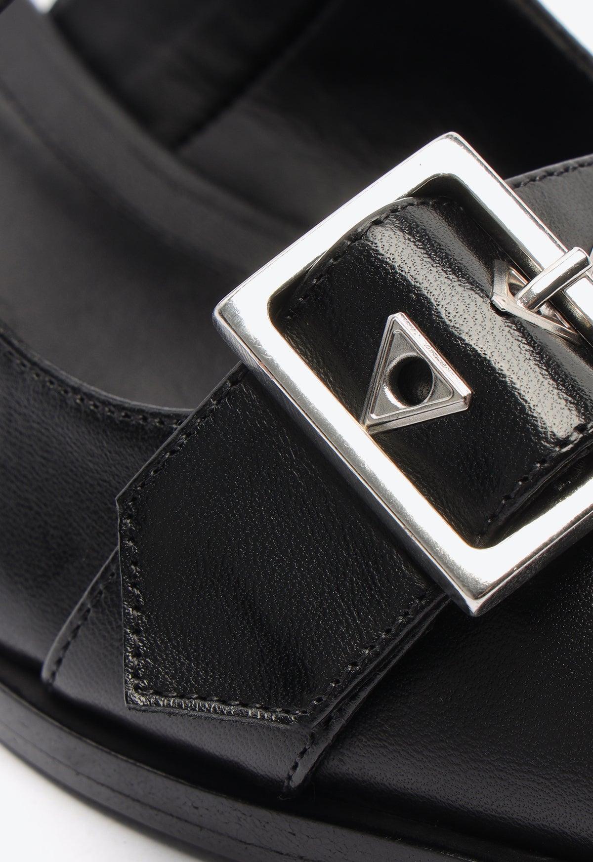 Darla Sling Leather Flat Female Product Image