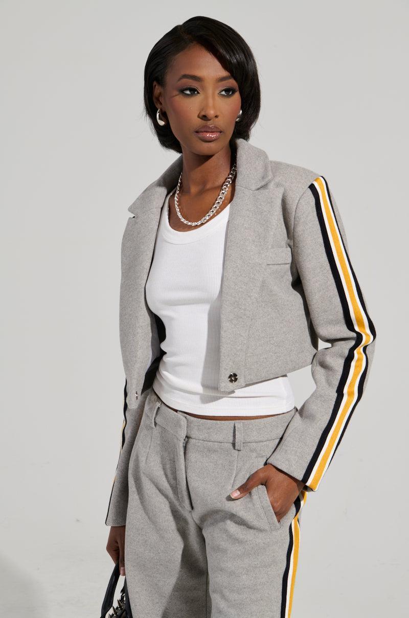 STAY WITH ME CROPPED BLAZER Product Image