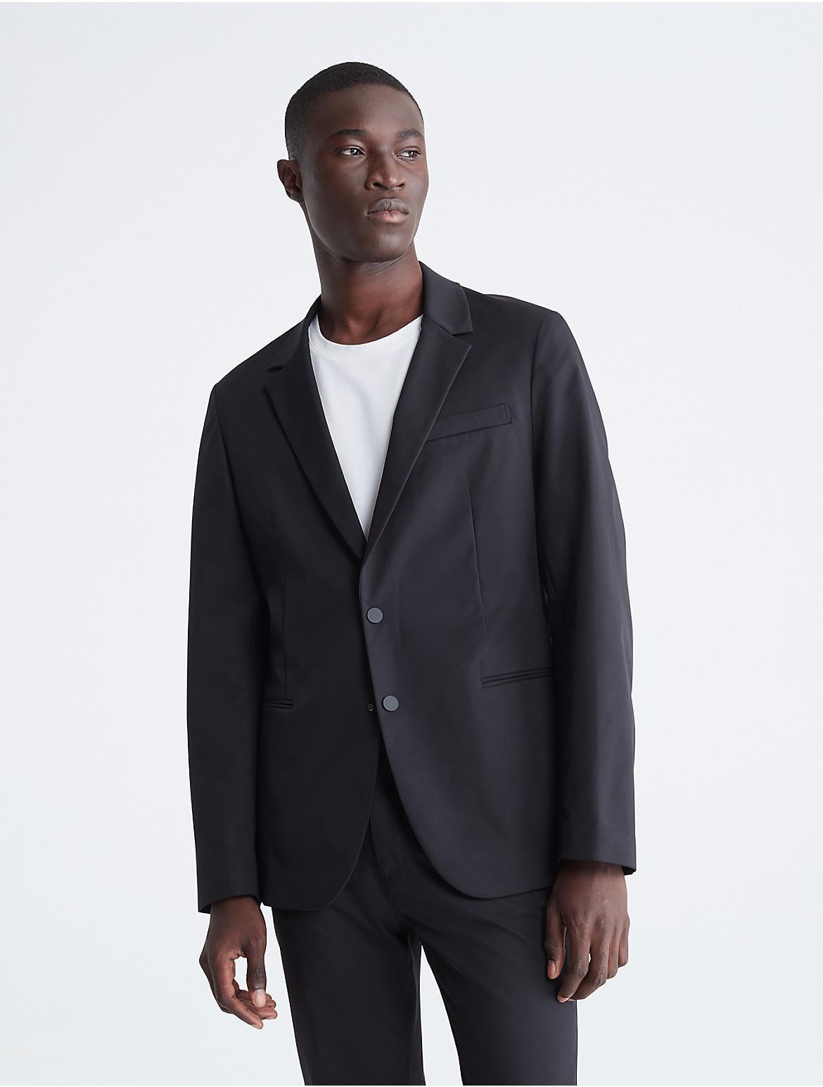 Calvin Klein Men's Tech Move Slim Blazer - Black - M Product Image