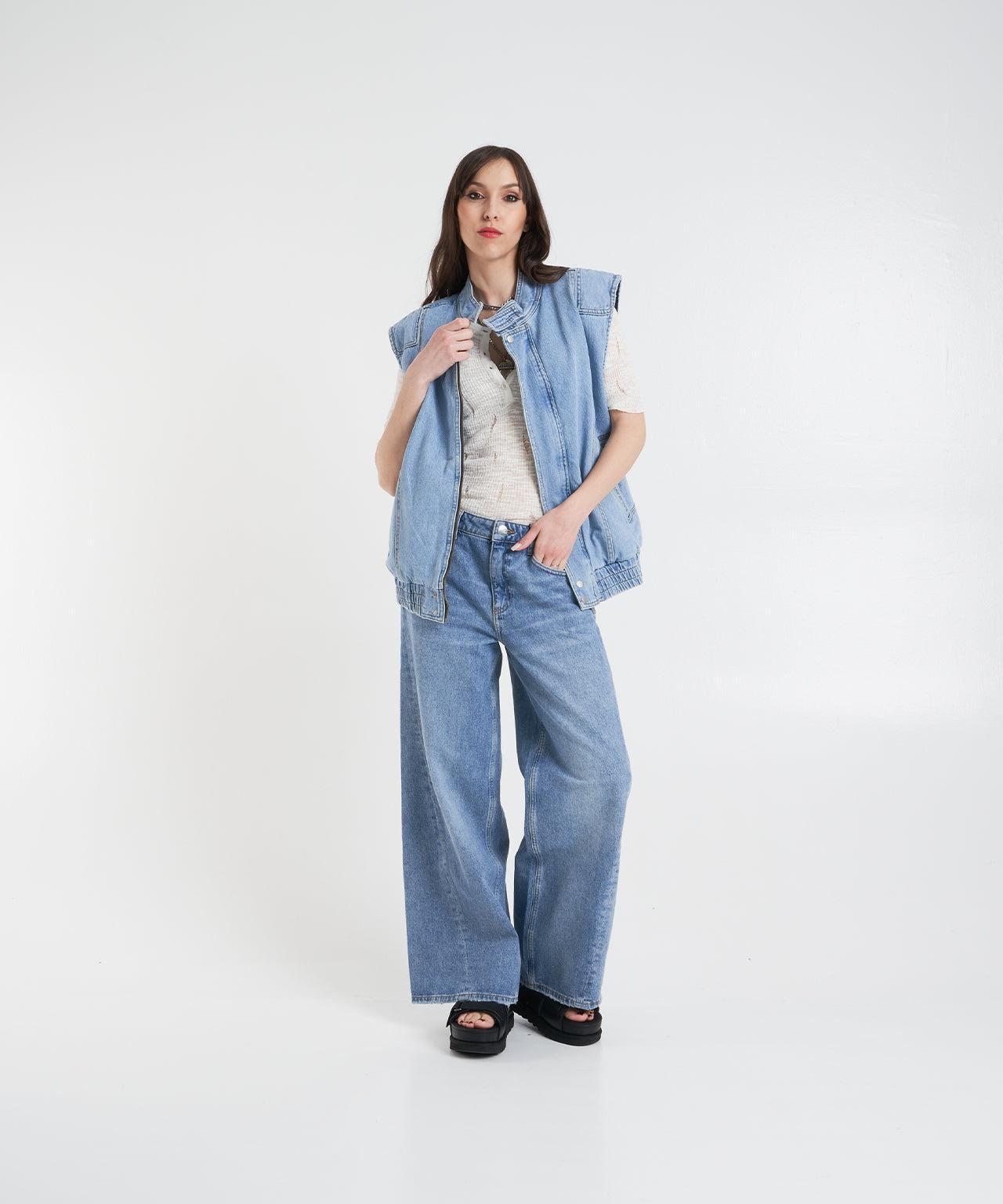 Denim vest 'Juno' Product Image