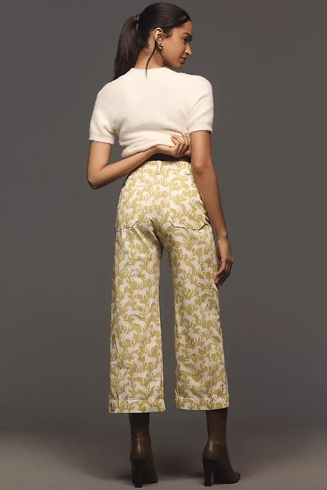 The Colette Cropped Wide-Leg Pants by Maeve Product Image