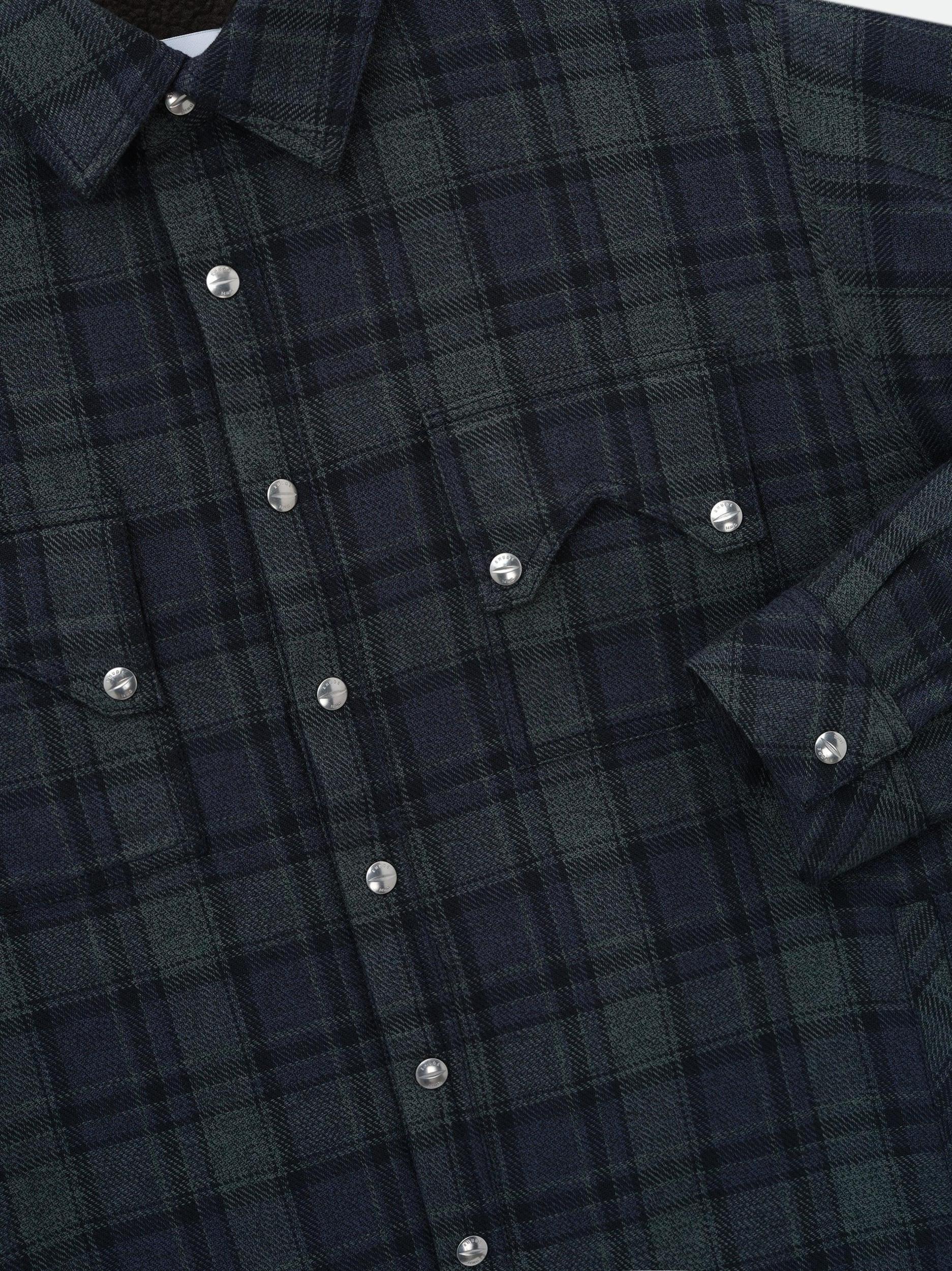 FLANNEL SHERPA OVERSHIRT Male Product Image