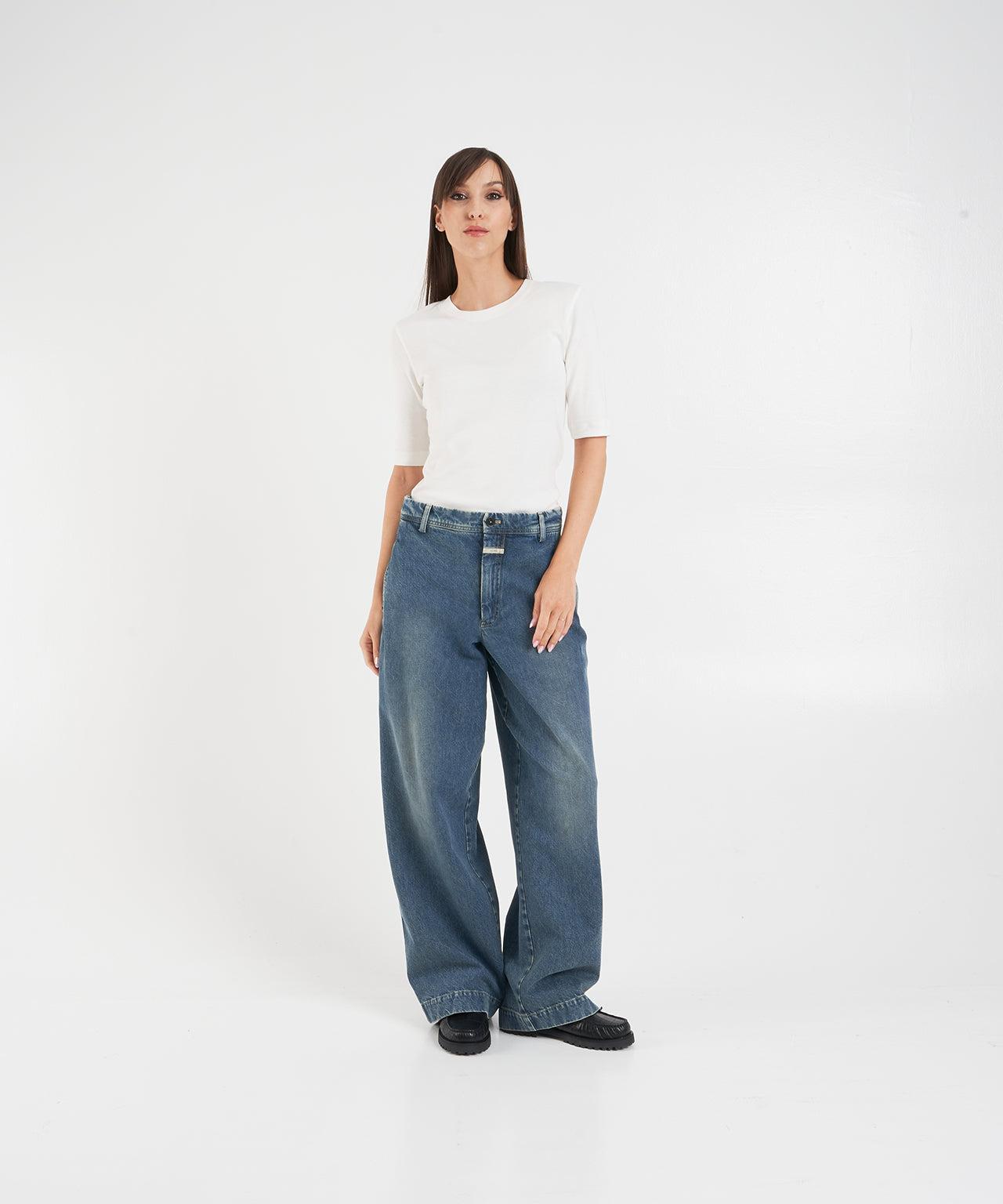 T-Shirt with Threequarter Sleeves Product Image