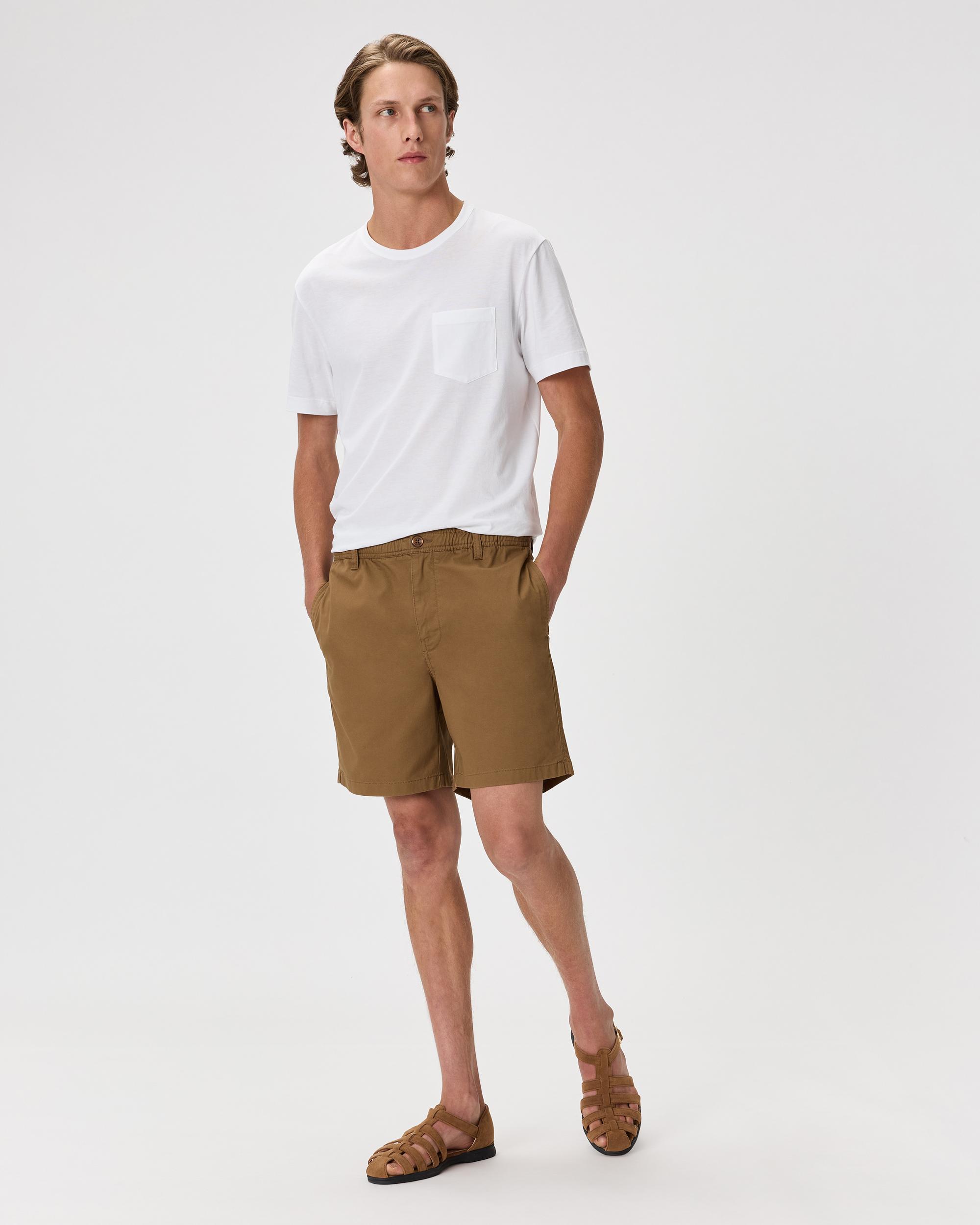 Quince | Men's Organic Stretch Cotton Pull On Chino Shorts 7" Organic Cotton Product Image