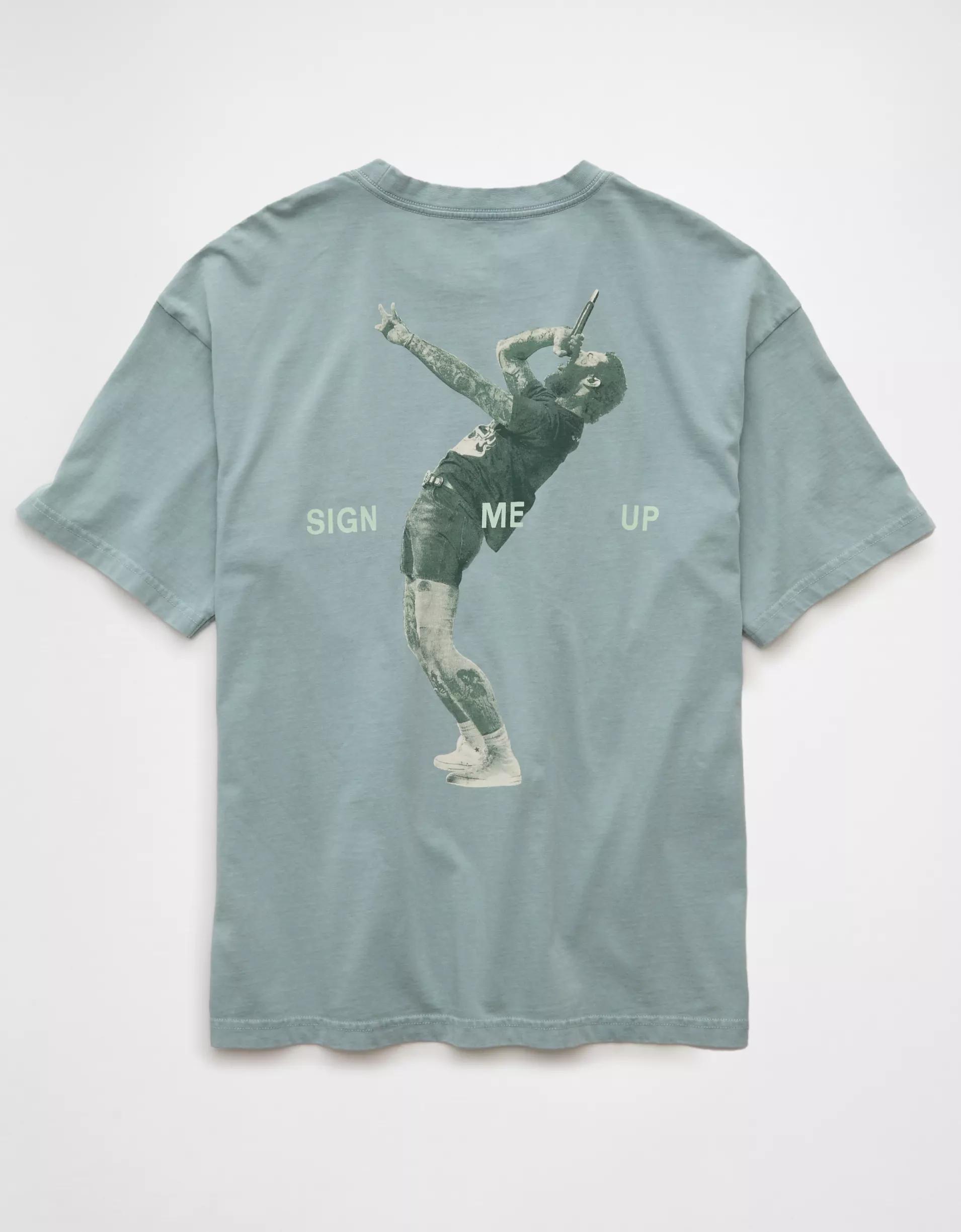 AE Boxy Post Malone Graphic T-Shirt Product Image
