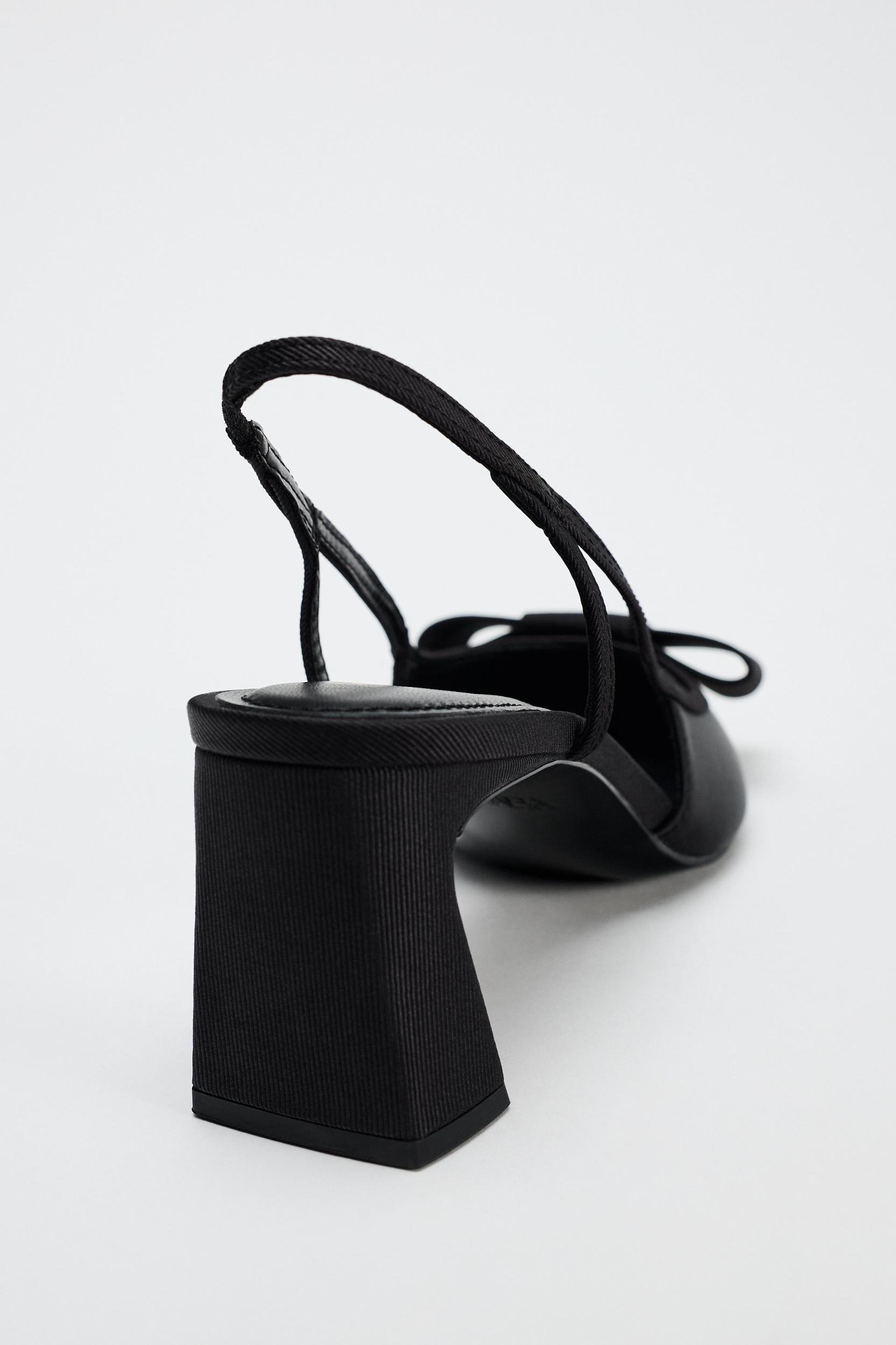 SLINGBACK HEELS WITH BOW Product Image