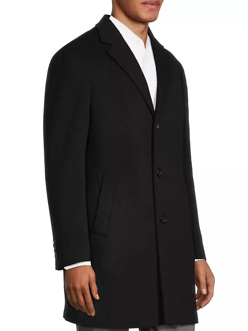 Trenton Wool-Cashmere Puffer Hood Coat Product Image