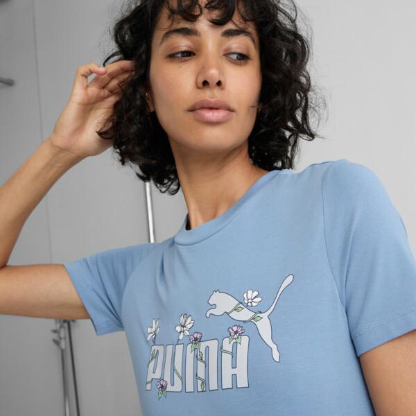 PUMA ESS Slim T-Shirt Floral Women's Dress Product Image