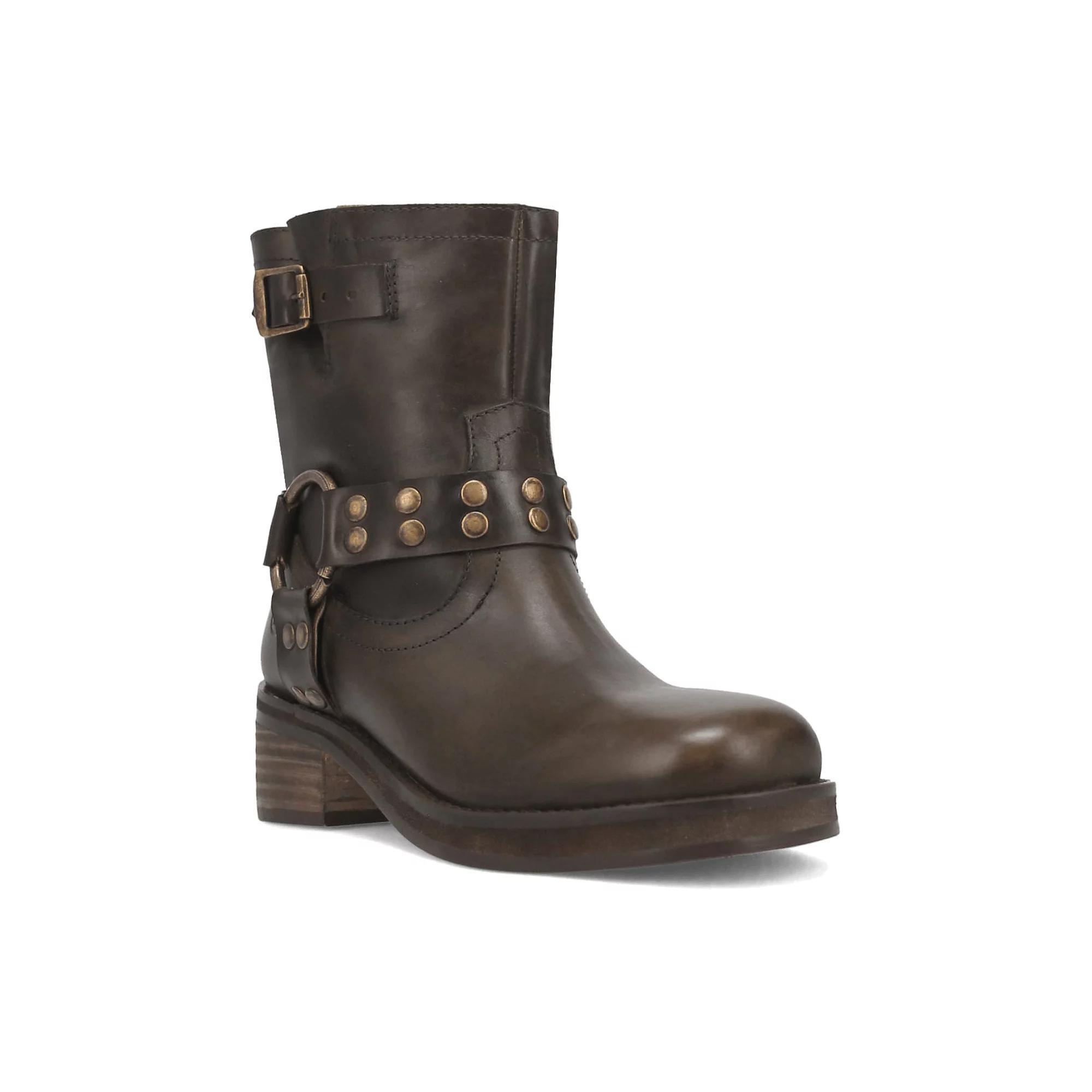 Dingo Anarchy Women's Leather Ankle Boots, Size: 9.5, Green Product Image