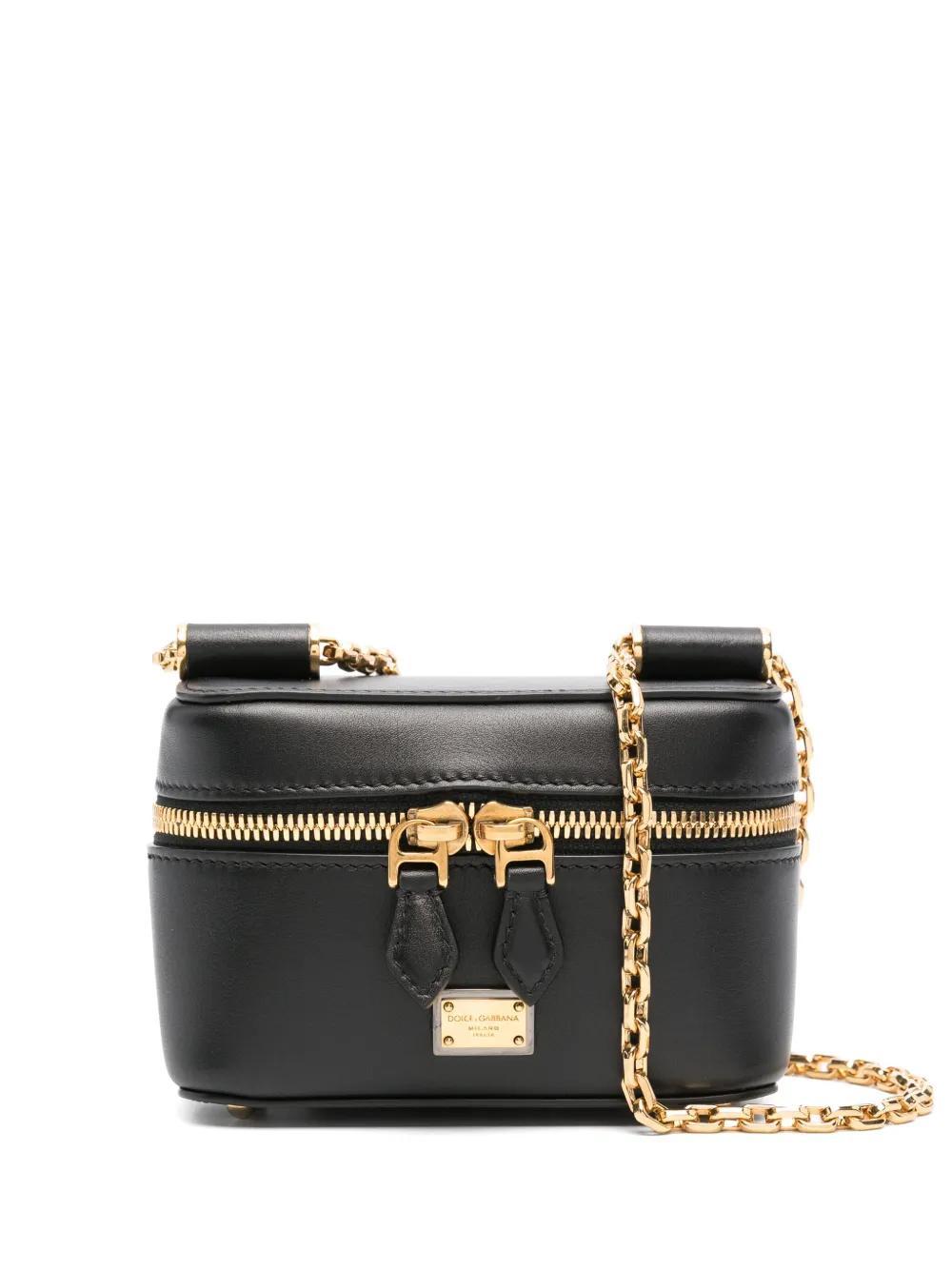 DOLCE & GABBANA Sicily Cube Vanity Bag In Black Product Image