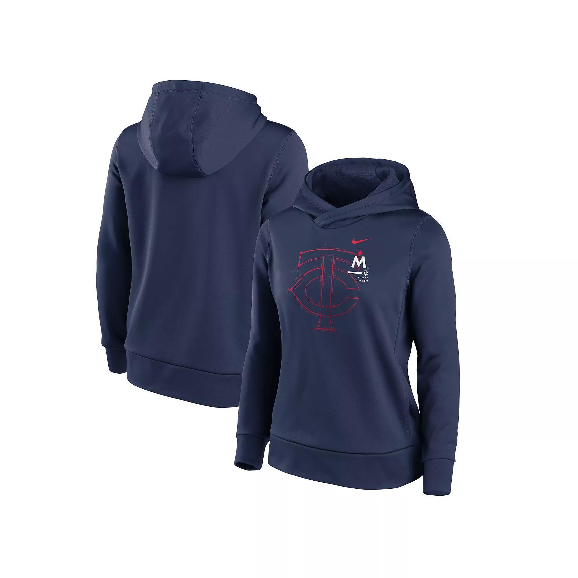 Women's Nike Navy Minnesota Twins 2023 Big Game Fleece Pullover Hoodie, Size: Large, Blue Product Image