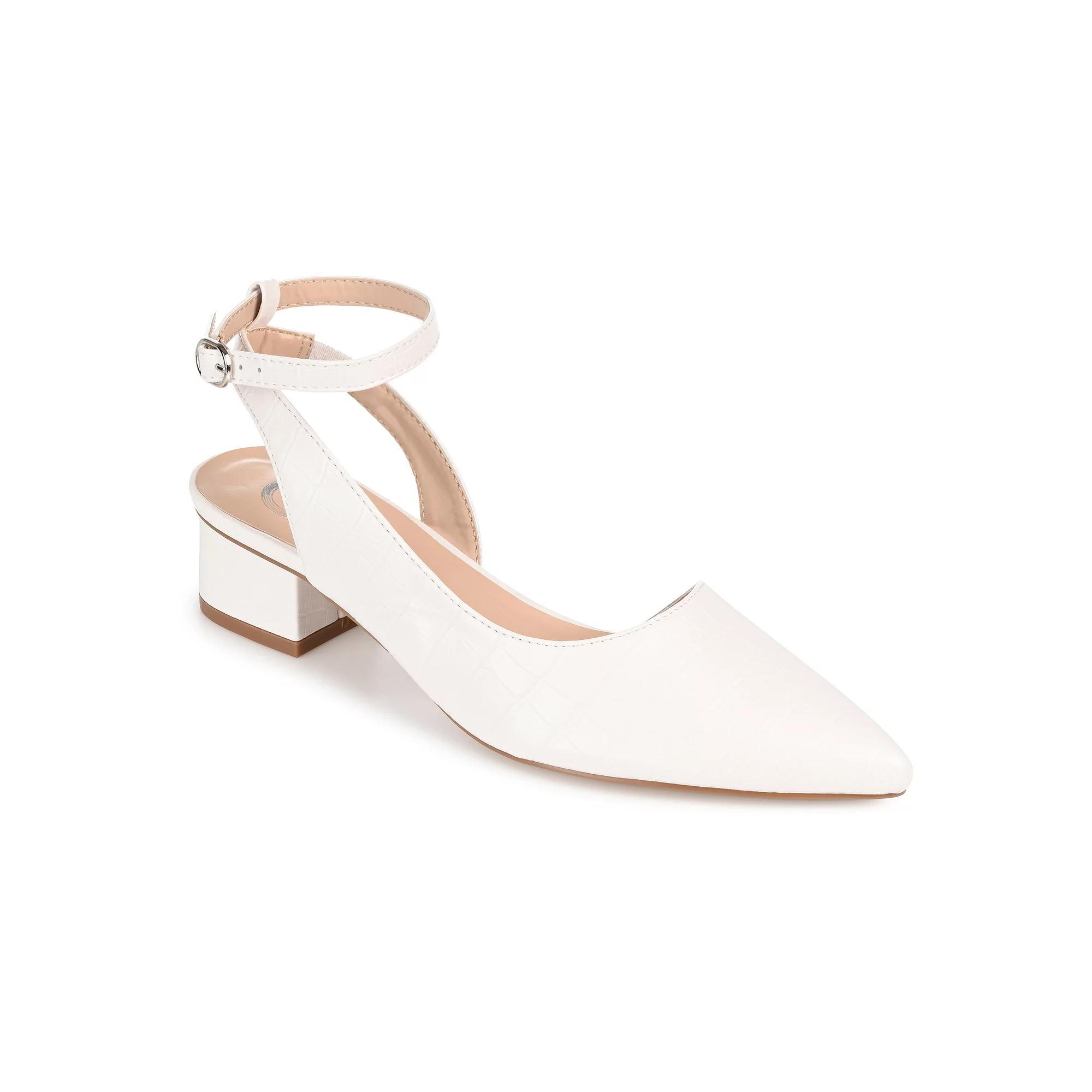 Journee Keefa Women's Heels, Size: 7.5 Wide, Off White Product Image