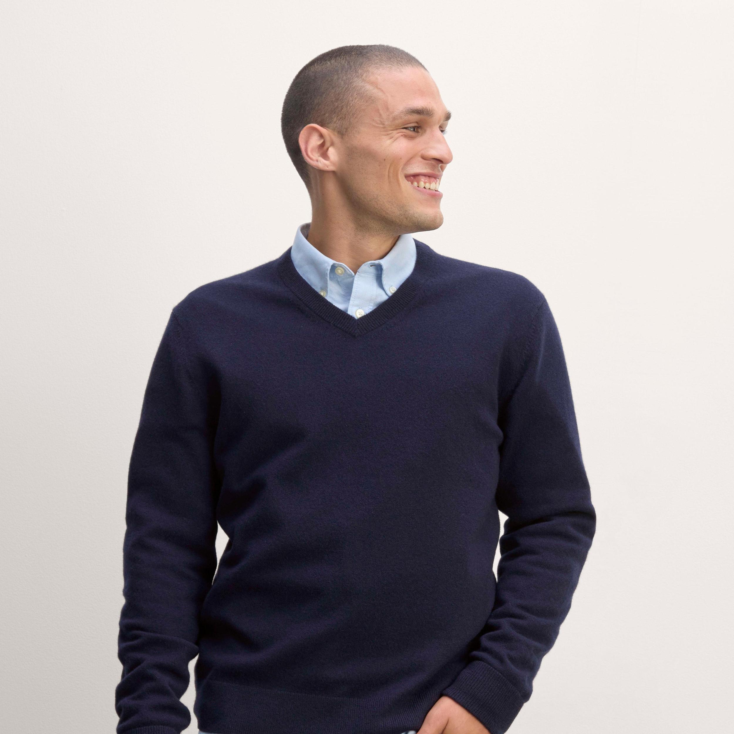 The Cashmere V-Neck Sweater Product Image