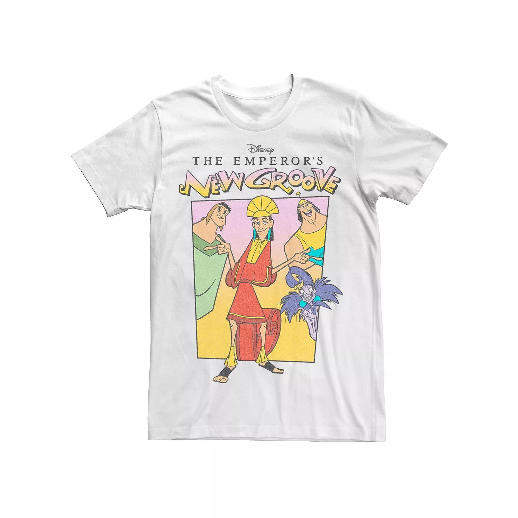 Disney's Emperors New Groove Men's Poster Cast Tee, Size: Large, White Product Image