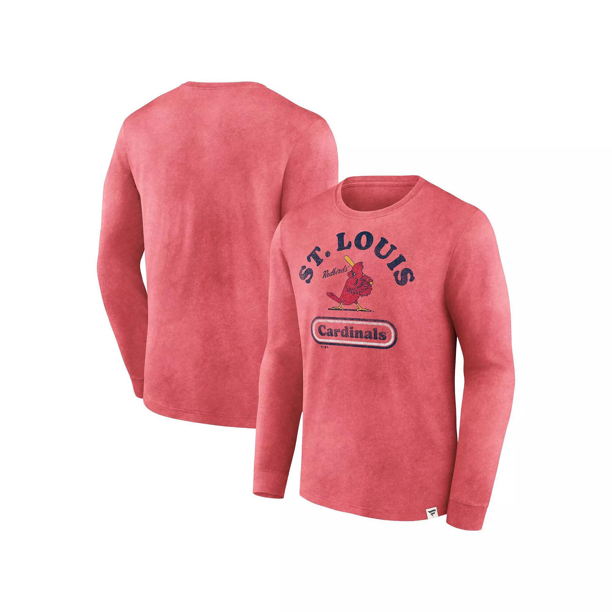 Men's Fanatics Red St. Louis Cardinals Circus Catch Long Sleeve T-Shirt, Size: 2XL Product Image