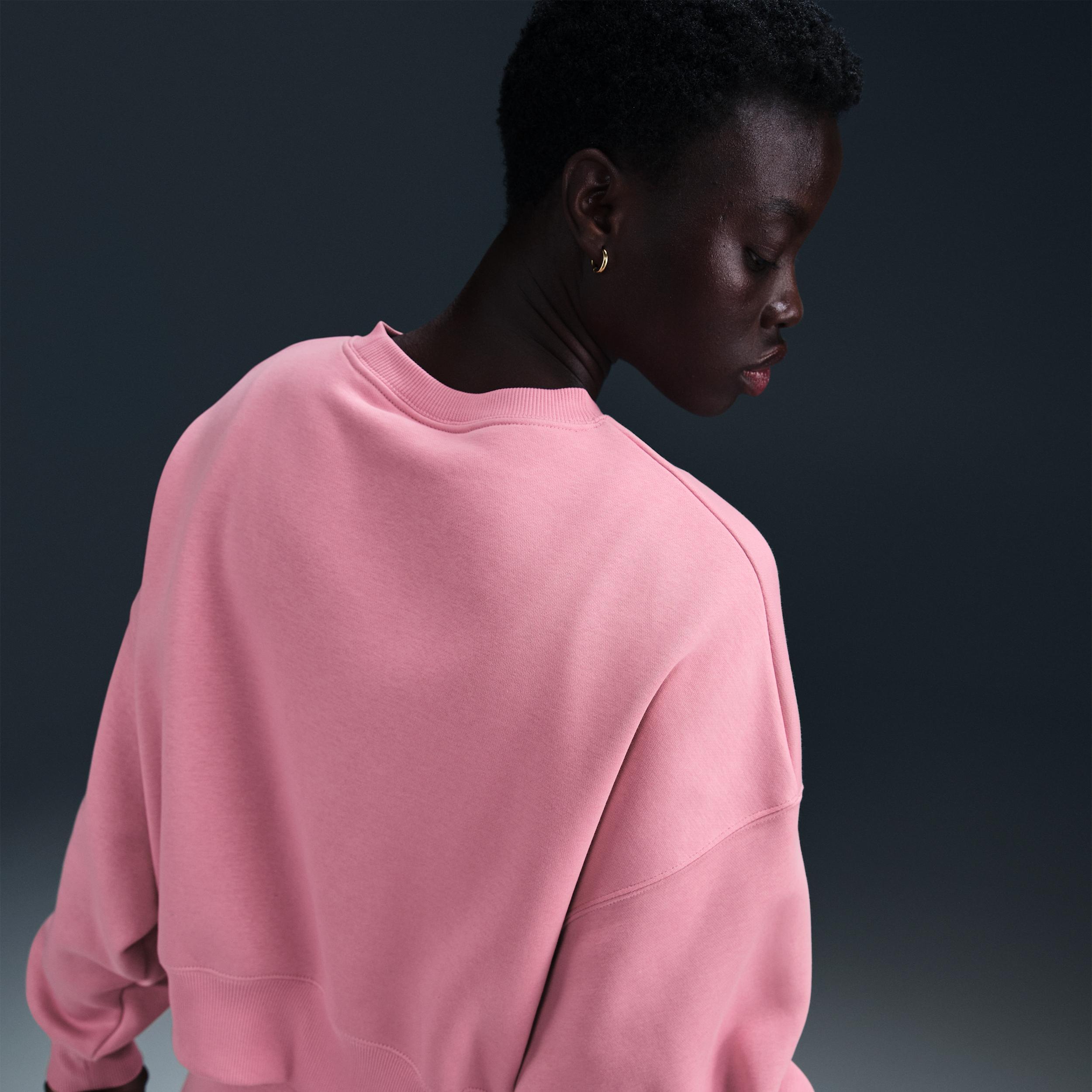 Nike Womens Sportswear Phoenix Fleece Oversized Crewneck Sweatshirt Product Image