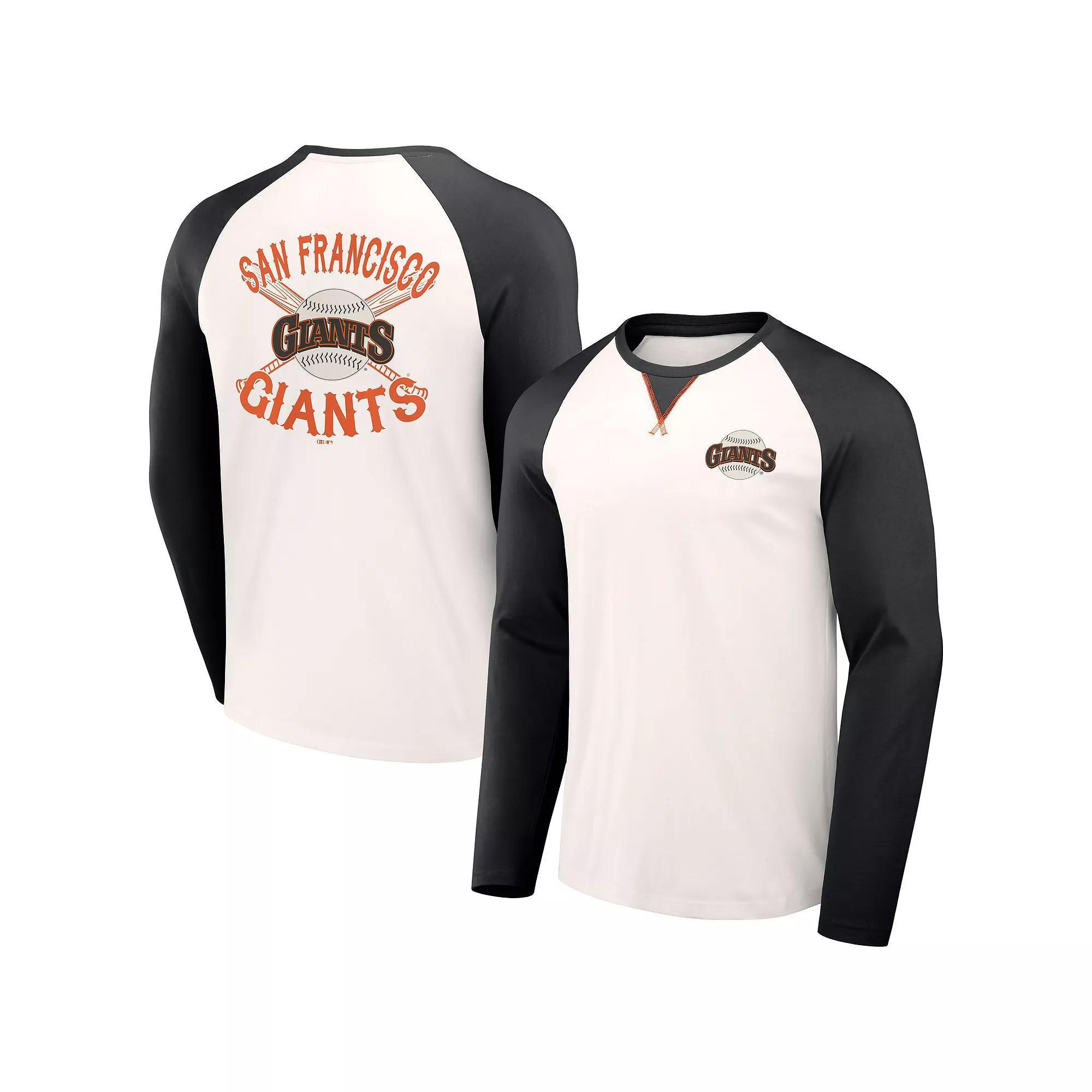 Men's Darius Rucker Collection by Fanatics  White/Navy Chicago White Sox Team Color Raglan T-Shirt, Size: Small Product Image