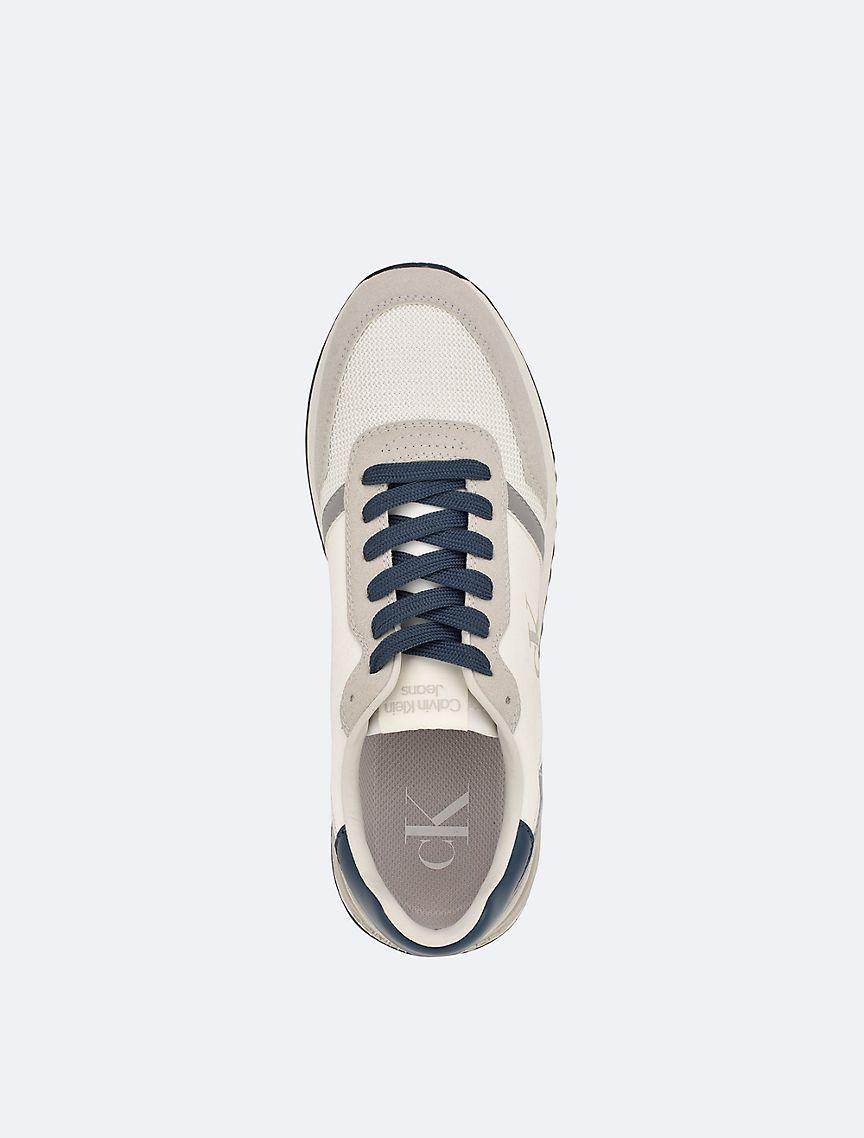 Calvin Klein Mens Mens Picio Monogram Logo Sneaker - White Product Image