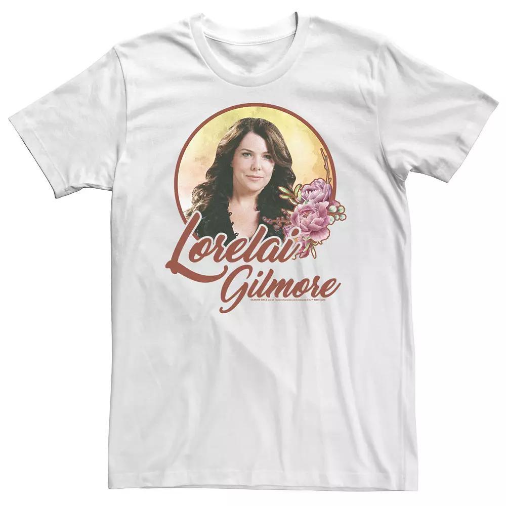 Big & Tall Gilmore Girls Lorelai Gilmore Portrait Tee, Men's, Size: 4XL, White Product Image