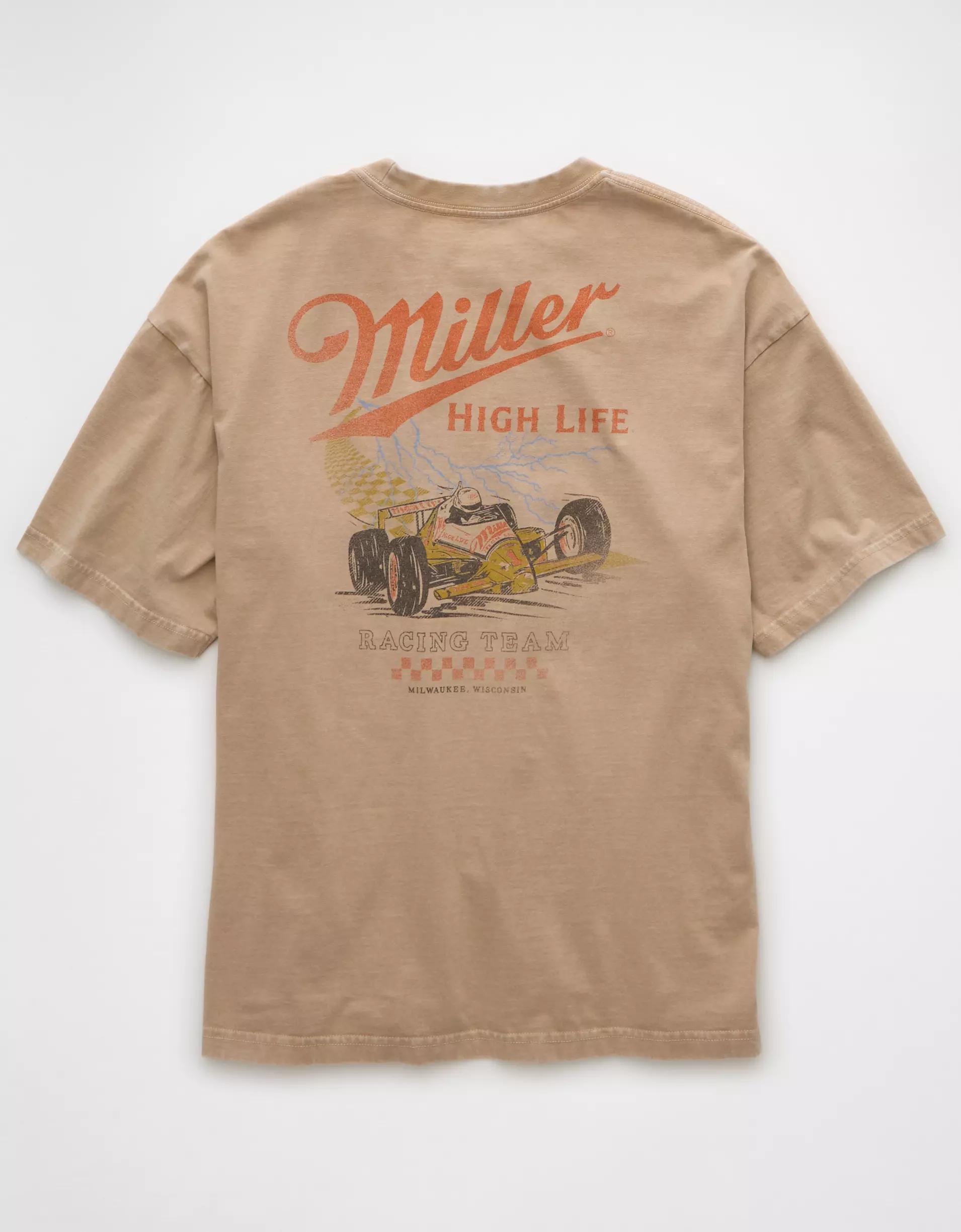 AE Boxy Miller High Life Graphic T-Shirt Product Image