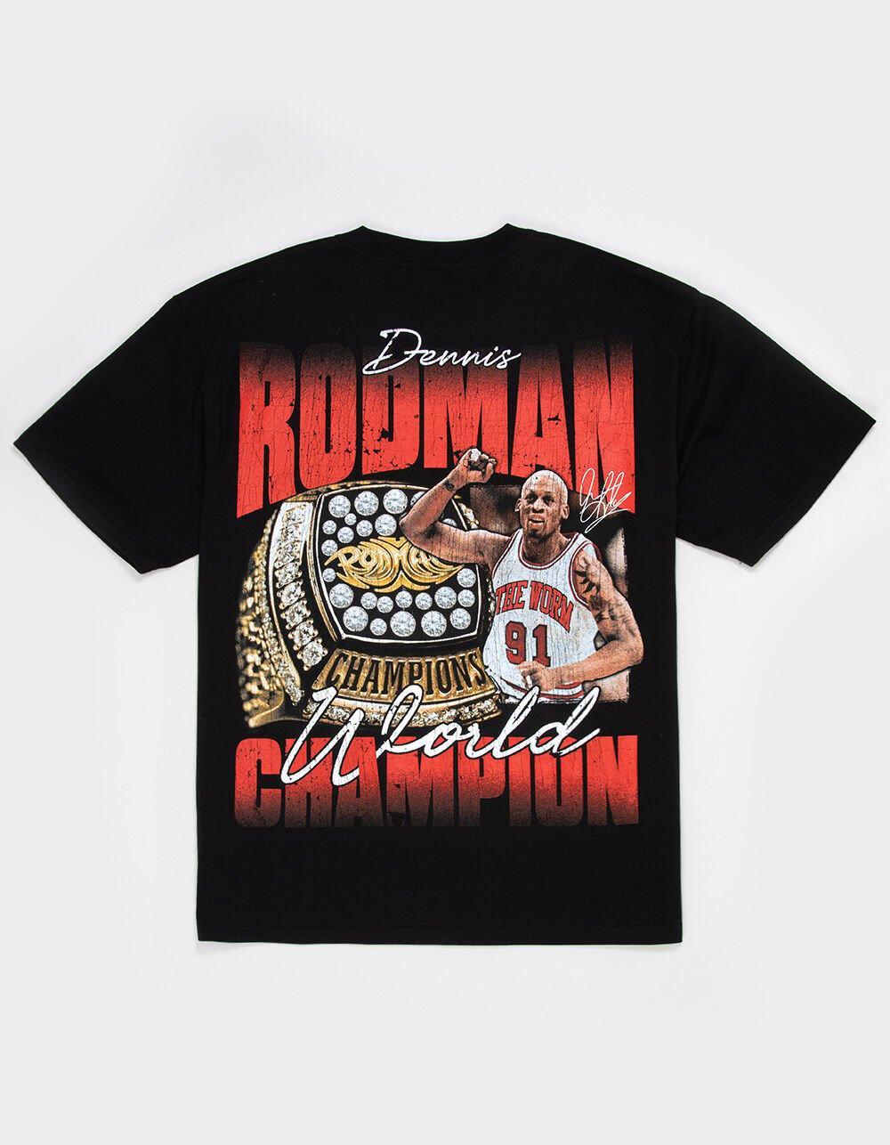 RODMAN Champ Ring Mens Boxy Tee - BLACK Product Image