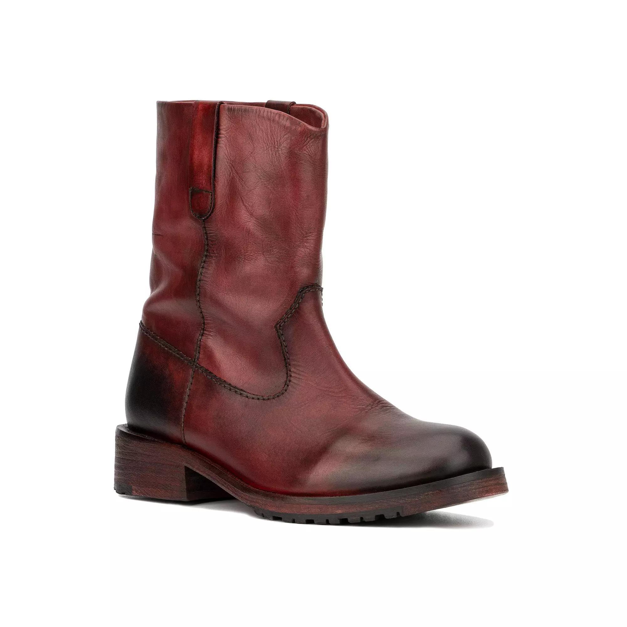 Vintage Foundry Co. Alaina Women's Leather Ankle Boots, Size: 9, Red Product Image