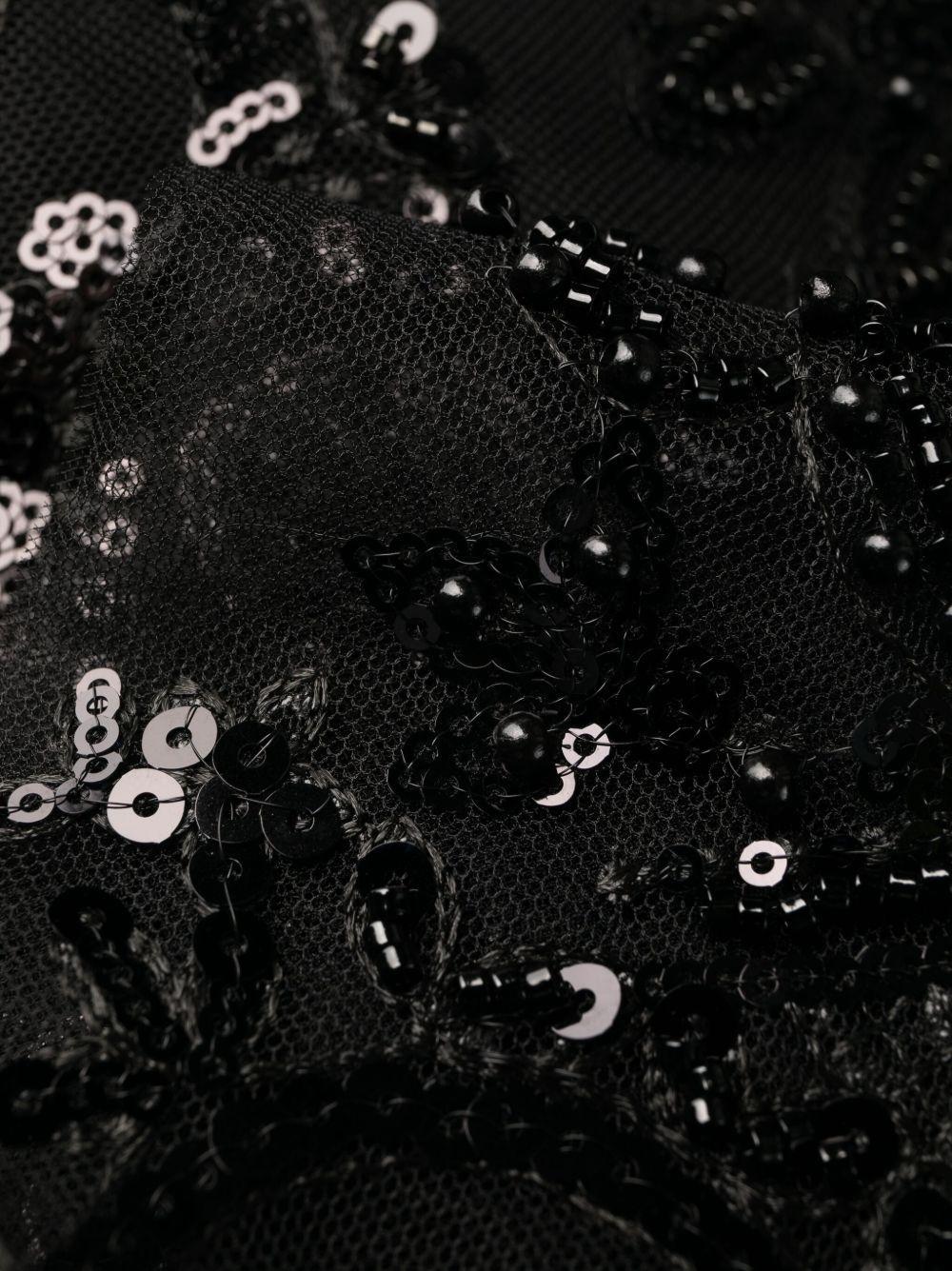 Paisley sequin-embellished midi dress Product Image