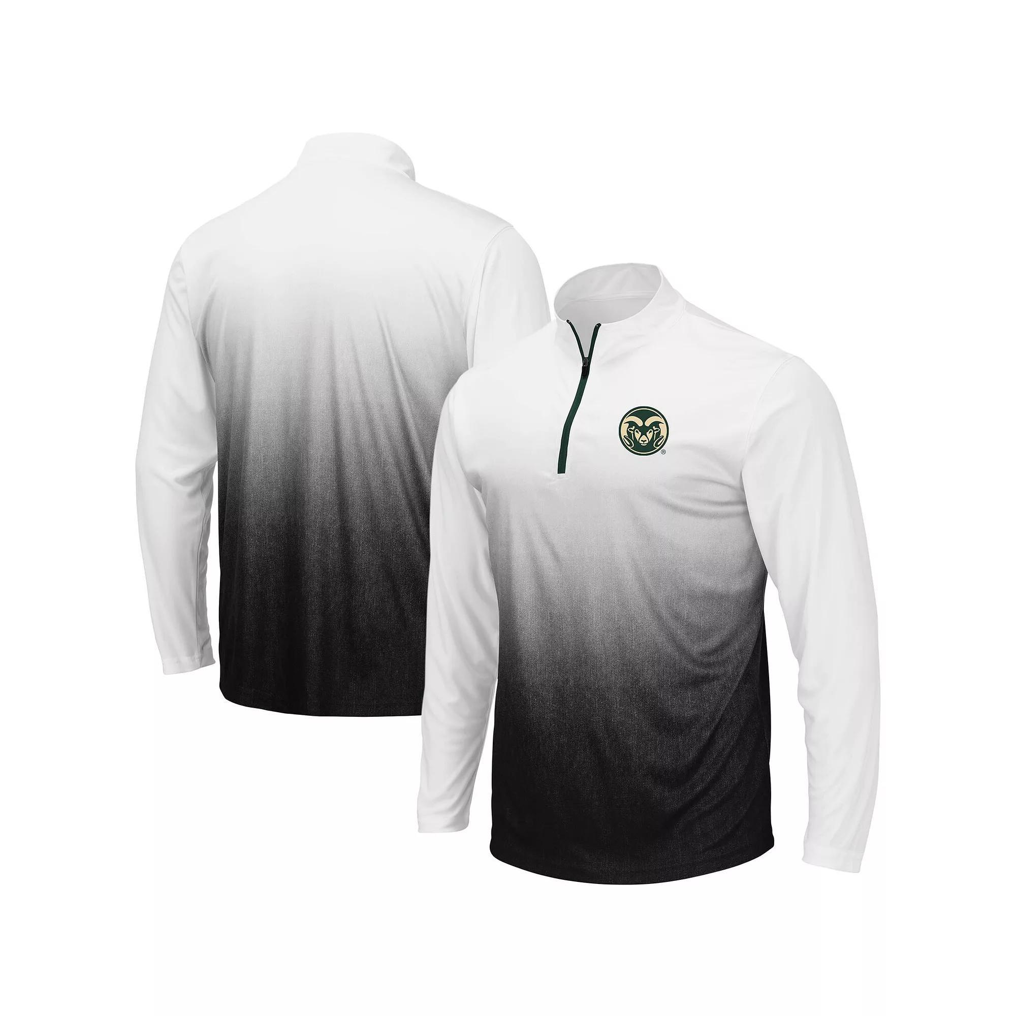 Men's Colosseum Gray Mississippi State Bulldogs Magic Team Logo Quarter-Zip Jacket, Size: 3XL, Mst Grey Product Image