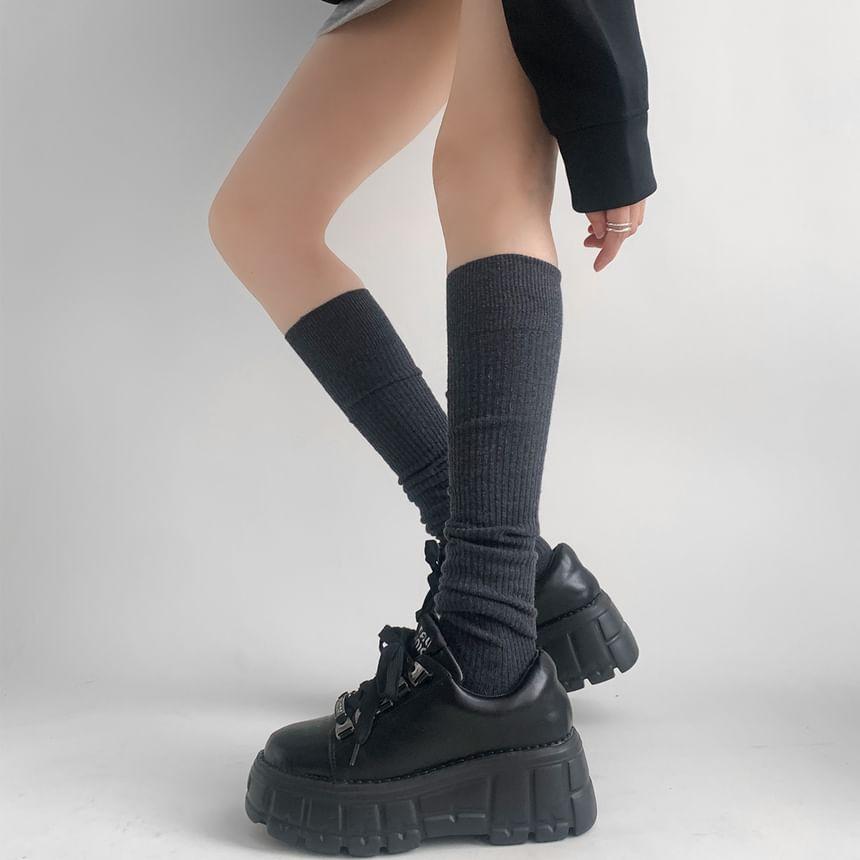 Plain Over-The-Knee Socks Product Image