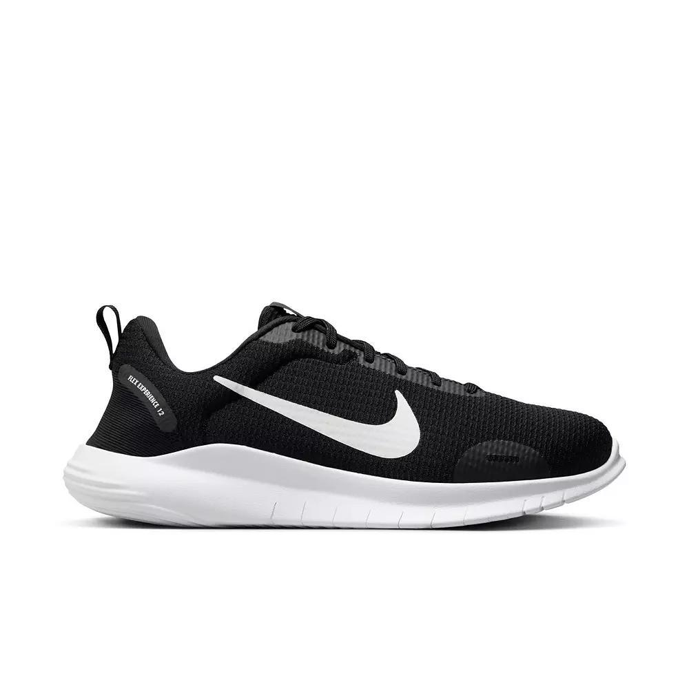 Nike Flex Experience Run 12 Women's Road Running Shoes, Size: 8.5, Black White Product Image