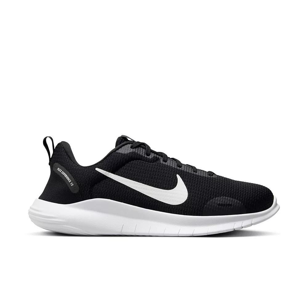 Nike Flex Experience Run 12 Women's Road Running Shoes, Size: 8.5, Black White Product Image