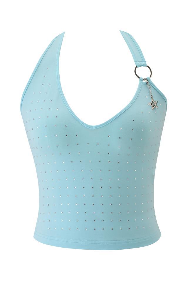 BUBBLES TOP - AQUA Product Image